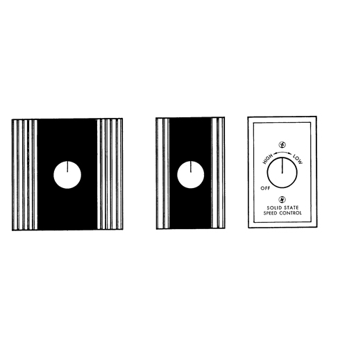 Contr&ocirc;le de vitesse 3 A pour ventilateur de plafond Infinity Industrial Services Inc.