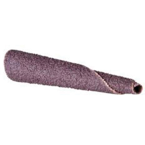 Cartouche de bande abrasive conique ALO, 100 Grain, 5/16" dia., Oxyde d'aluminium, 1-1/2" lo, 1/4" Dimension de l'arbre Infinity Industrial Services Inc.