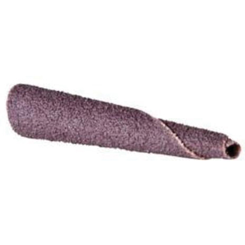 Cartouche de bande abrasive conique ALO, 320 Grain, 5/16" dia., Oxyde d'aluminium, 1-1/2" lo, 1/4" Dimension de l'arbre Infinity Industrial Services Inc.