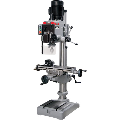 Gearhead Milling Drilling Machine, 6 Speeds, 1-1/4" Drilling Capacity Infinity Industrial Services Inc.