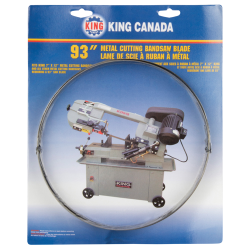 Lame de scie &agrave; ruban pour la coupe du m&eacute;tal, M&eacute;tal, 93" lo x 3/4" la x &eacute;paisseur 0,032", 14 dents par pouce Infinity Industrial Services Inc.