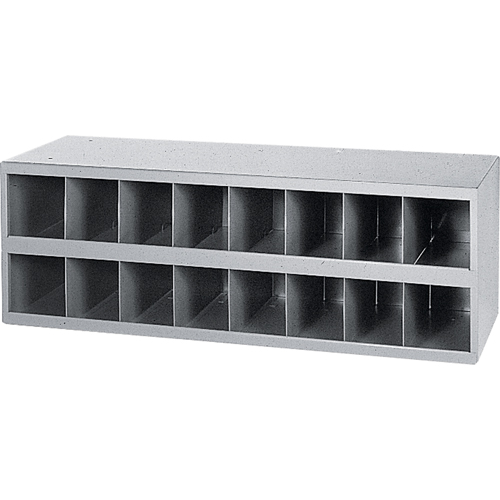 Steel Storage Bin Cabinet, 33-3/4" W x 12" D x 11-1/2" H, Grey Infinity Industrial Services Inc.