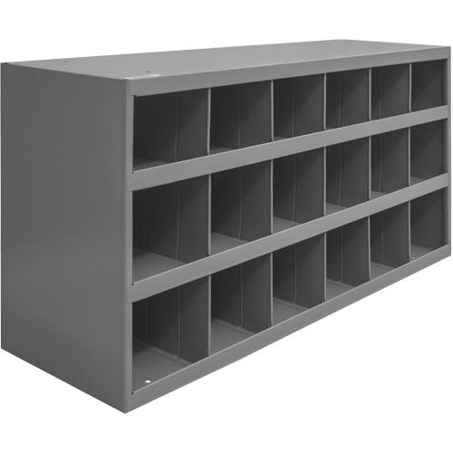 Armoires pour bacs de rangement en acier, 33-3/4" la x 12" p x 19-1/4" h, Gris Infinity Industrial Services Inc.