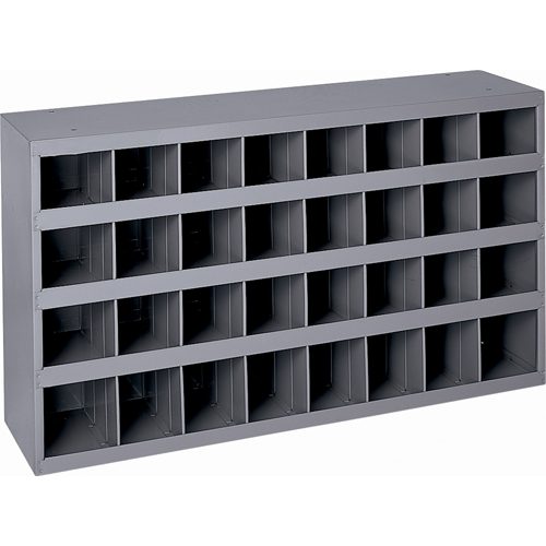 Armoires pour bacs de rangement en acier, 34-3/4" la x 8-1/2" p x 19-1/4" h, Gris Infinity Industrial Services Inc.