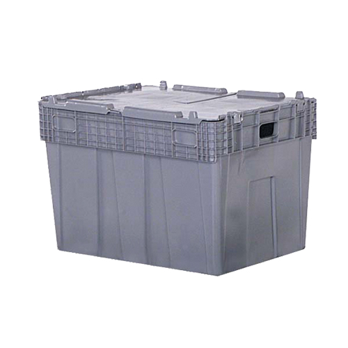 Contenants de distribution Flipak en plastique poly&eacute;thyl&egrave;ne (PE), 30" x 22" x 20,5", Gris Infinity Industrial Services Inc.