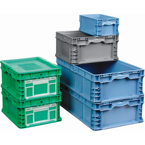 Syst&egrave;me de contenants d'exp&eacute;dition 4845 de Stakpak Plus - Porte-&eacute;tiquettes Infinity Industrial Services Inc.