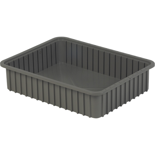 Contenants Divider Box, Poly&eacute;thyl&egrave;ne, 22,4" la x 17,4" p x 5" h, Gris Infinity Industrial Services Inc.