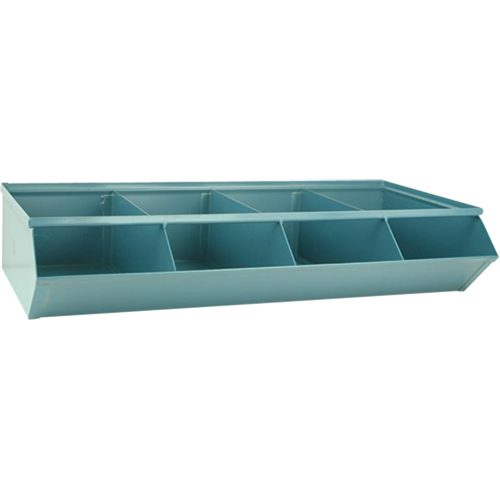 Sectional Bin Units, 100 lbs. Cap., 37" W x 18-3/4" D x 7-1/2" H, Blue Infinity Industrial Services Inc.