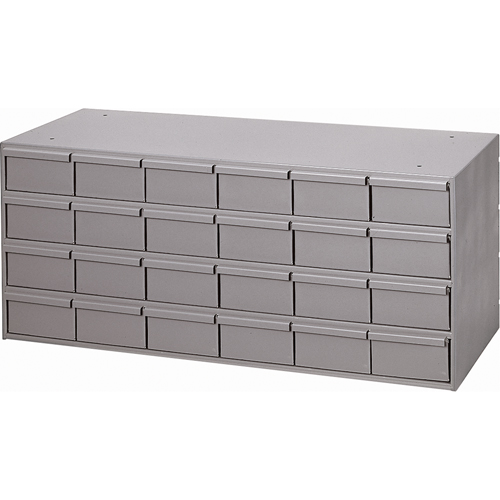 Casiers &agrave; tiroirs industriels, 24 tiroirs, 33-3/4" la x 11-5/8" p x 14-3/8" h, Gris Infinity Industrial Services Inc.