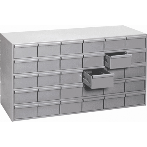 Casiers &agrave; tiroirs industriels, 30 tiroirs, 33-3/4" la x 17-1/4" p x 21-1/8" h, Gris Infinity Industrial Services Inc.