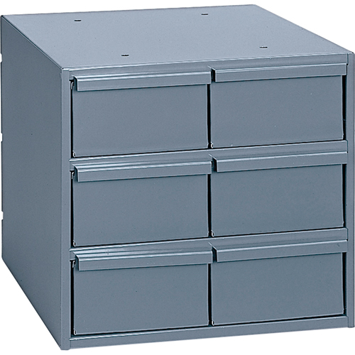 Casiers &agrave; tiroirs industriels, 6 tiroirs, 11-3/4" la x 11-5/8" p x 10-7/8" h, Gris Infinity Industrial Services Inc.