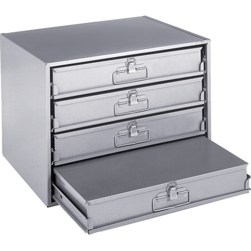 Casiers pour boîtes &agrave; compartiments, Acier, 4 compartiments, 20" la x 15-3/4" p, 15" h, Gris Infinity Industrial Services Inc.