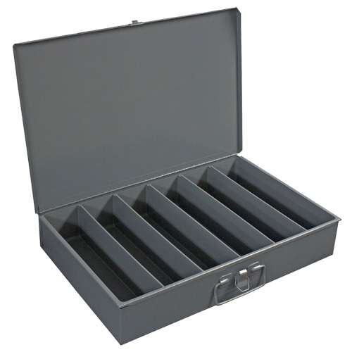 Compartment Steel Scoop Boxes , 18.34" W x 12.16" D x 3.16" H, 6 Vertical Compartments Infinity Industrial Services Inc.