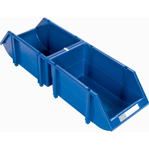 Bac empilable & &agrave; suspendre, 4-13/16" la, 3-3/16" h x 7-1/8" p, Bleu Infinity Industrial Services Inc.
