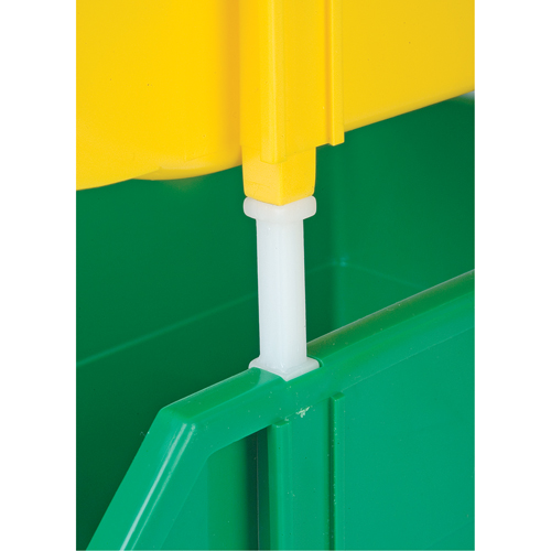 Bac empilable & &agrave; suspendre, 5-7/8" la, 4-11/16" h x 9-13/16" p, Jaune Infinity Industrial Services Inc.