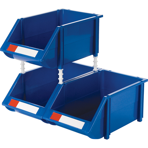 Bac empilable & &agrave; suspendre, 8-3/16" la, 6-3/16" h x 14" p, Bleu Infinity Industrial Services Inc.