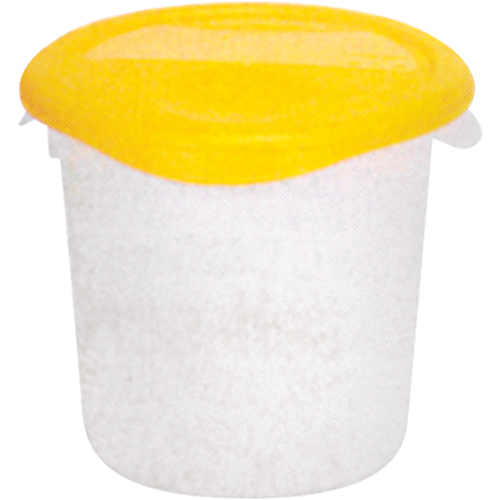 Contenants ronds, 7-4/5" ha x 8-1/2" p, Capacit&eacute; de 3,79 L, Transparent Infinity Industrial Services Inc.