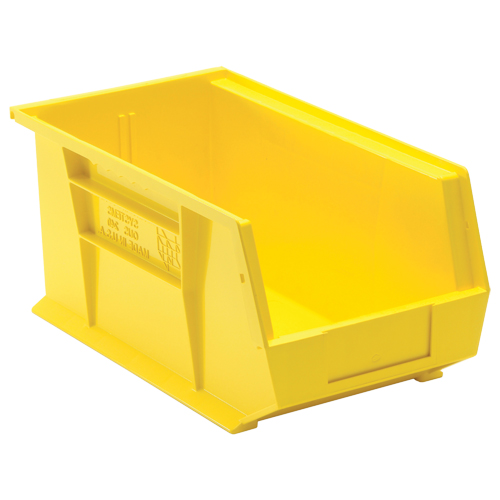 Ultra Stack & Hang Bin, 8-1/4" W x 7" H x 14-3/4" D, Yellow Infinity Industrial Services Inc.