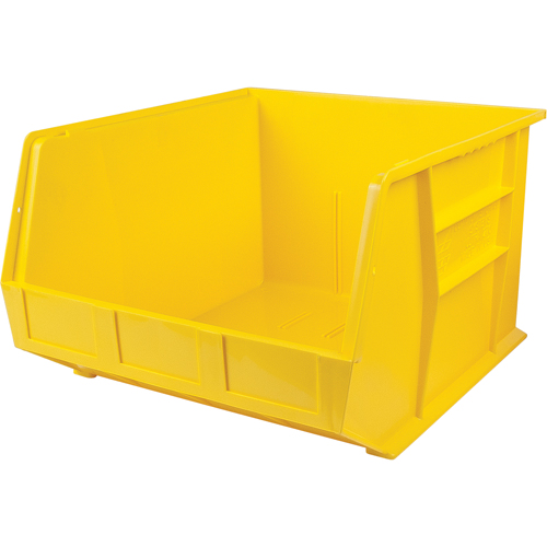 Bacs ultra empilable & suspendable, 16-1/2" la, 11" h x 18" p, Jaune Infinity Industrial Services Inc.