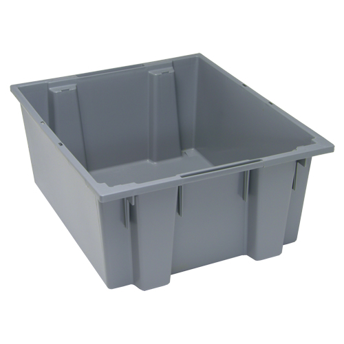 Contenants Stack & Nest, 10" x 23,5" x 19,5", Gris Infinity Industrial Services Inc.