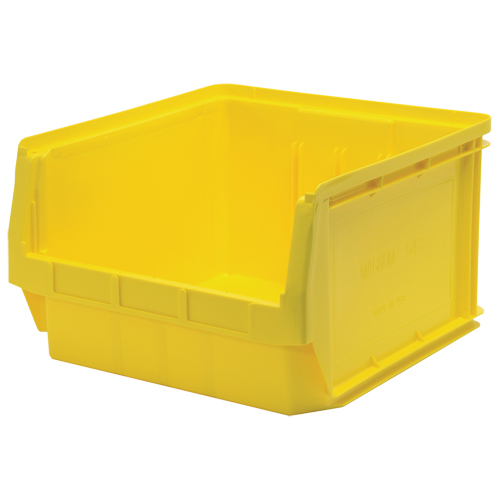 Contenants g&eacute;ants empilables, 18,375" la x 19,75" p x 11,875" h, Jaune Infinity Industrial Services Inc.