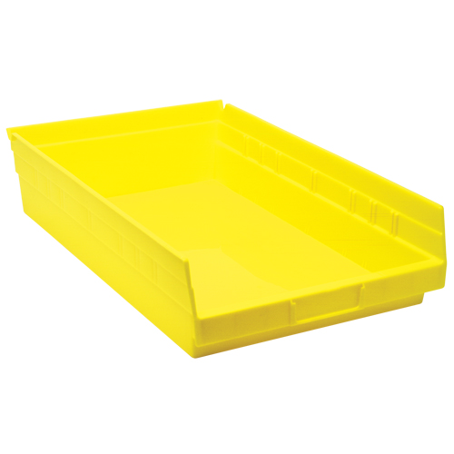 Bacs de rangement pour tablettes, 11-1/8" la x 4" H x 17-7/8" p, Jaune, Capacit&eacute; 40 lb Infinity Industrial Services Inc.