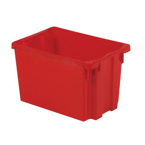 Contenants Stack-N-Nest Polylewton, 12,1" x 19,4" x 12,9", Rouge Infinity Industrial Services Inc.