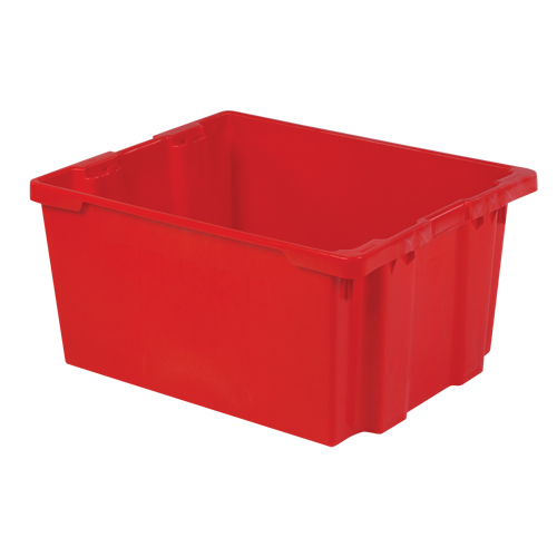 Contenants Stack-N-Nest Polylewton, 15,1" x 30,1" x 24", Rouge Infinity Industrial Services Inc.