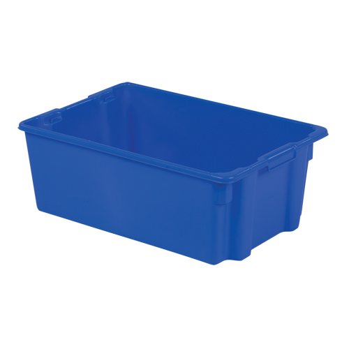 Contenants Stack-N-Nest Polylewton, 10,5" x 28,4" x 18,7", Bleu Infinity Industrial Services Inc.