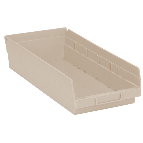 Bac pour &eacute;tag&egrave;re &eacute;conomique, 8-3/8" la, 4" h x 17-7/8" p, Ivoire Infinity Industrial Services Inc.