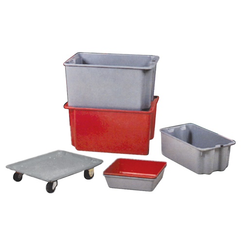 Stack-N-Nest&reg; Plexton Containers, 20.1" W x 42.5" D x 14.1" H, Grey Infinity Industrial Services Inc.