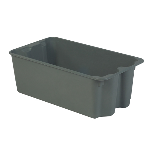 Stack-N-Nest&reg; Plexton Containers, 16.9" W x 30.6" D x 11.1" H, Grey Infinity Industrial Services Inc.
