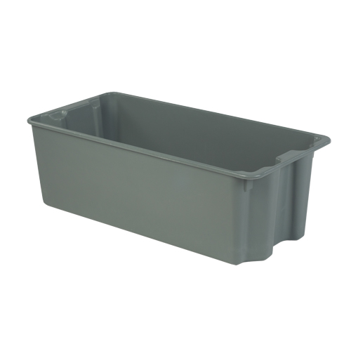 Stack-N-Nest&reg; Plexton Containers, 20.1" W x 42.5" D x 14.1" H, Grey Infinity Industrial Services Inc.
