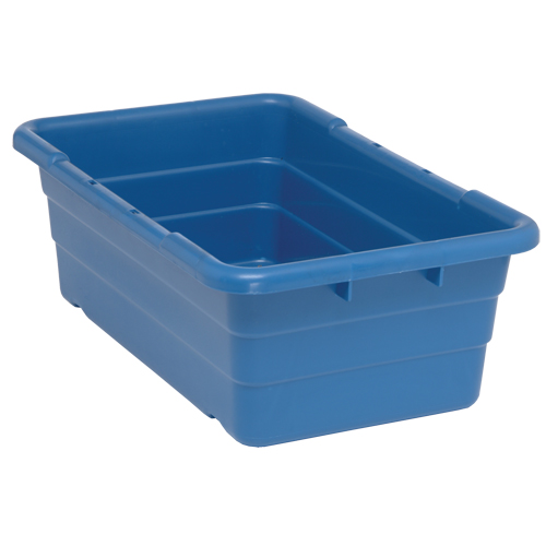Bacs empilables en crois&eacute;, 16" la x  p x 8,5" h, Bleu Infinity Industrial Services Inc.