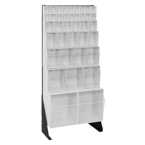 Support pour bacs basculants, 23-5/8" la x 8" p x 52" h, 38 tiroirs Infinity Industrial Services Inc.