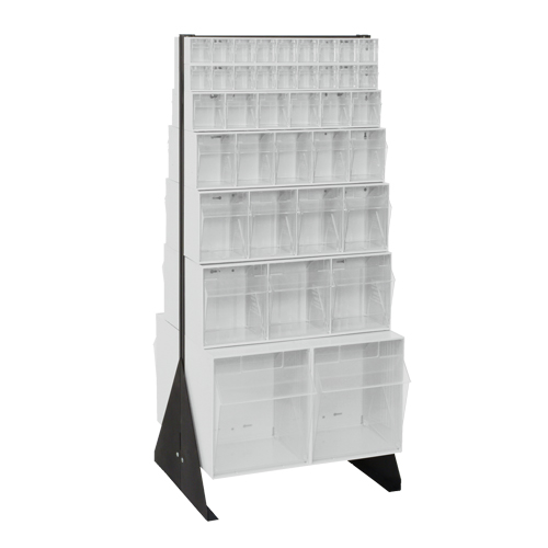 Tip-Out Bins Stand, 23-5/8" W x 16" D x 52" H, 76 Drawers Infinity Industrial Services Inc.