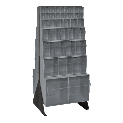 Support pour bacs basculants, 23-5/8" la x 16" p x 52" h, 76 tiroirs Infinity Industrial Services Inc.