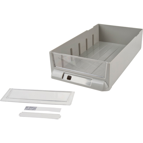 Tiroir de rechange pour armoires de pi&egrave;ces KPC-100, Plastique, 6-3/8" la x 11-3/10" p, 2-11/16" h, Gris Infinity Industrial Services Inc.