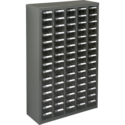 Casiers pour pi&egrave;ces KPC-600, Acier galvanis&eacute;, 75 tiroirs, 23-1/10" x 8-7/10" x 36-9/10", Gris Infinity Industrial Services Inc.