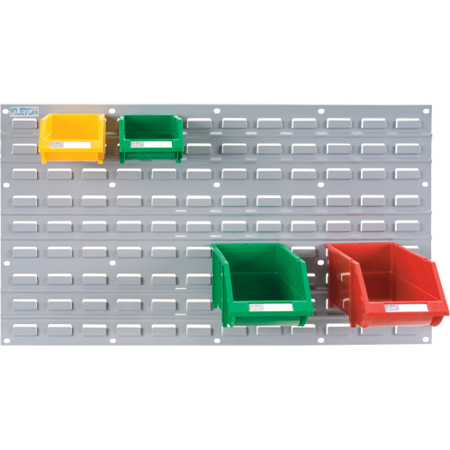 Metal Louvered Panel Bin Support Rack, 32 Bins, 36" W x 1/8" D x 19" H Infinity Industrial Services Inc.