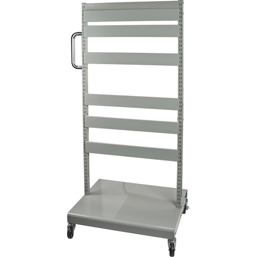 Servante mobile de bacs &agrave; plateaux inclinables - chariot seulement, &agrave; deux c&ocirc;t&eacute;s, 26-1/4" la x 22" p x 57-1/2" h Infinity Industrial Services Inc.
