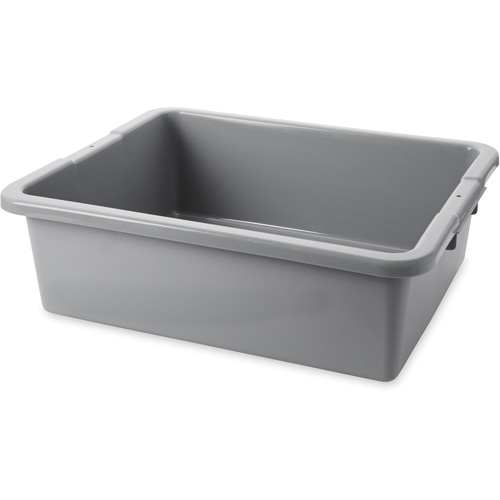 Undivided Bus/Utility Box, 7" H x 21.5" D x 17" L, Polyethylene, Grey Infinity Industrial Services Inc.