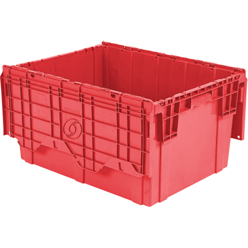 Flipak Polyethylene Plastic (PE) Distribution Containers, 27.9" x 20.9" x 15.2", Red Infinity Industrial Services Inc.