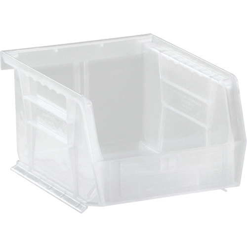 Clear-View Ultra Stack & Hang Bin, 4-1/8" W x 3" H x 5-3/8" D, Clear Infinity Industrial Services Inc.