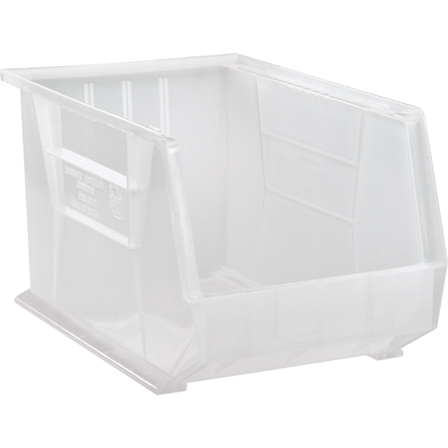 Clear-View Ultra Stack & Hang Bin, 11" W x 10" H x 18" D, Clear Infinity Industrial Services Inc.