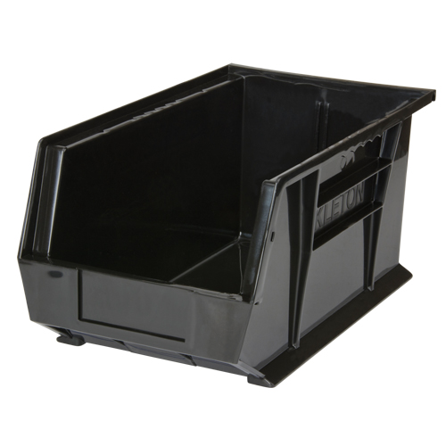 Stack & Hang Bin, 8-1/4" W x 7" H x 14-3/4" D, Black Infinity Industrial Services Inc.