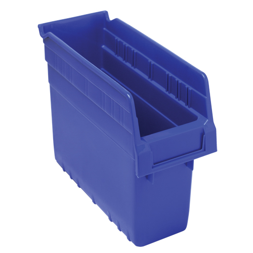Bacs pour &eacute;tag&egrave;re Store-Max, 4-3/8" la x 8" H x 11-5/8" p, Bleu, Capacit&eacute; 44 lb Infinity Industrial Services Inc.