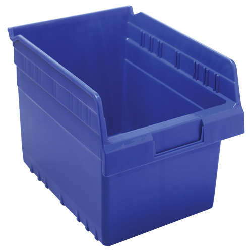 Bacs pour &eacute;tag&egrave;re Store-Max, 8-3/8" la x 8" H x 11-5/8" p, Bleu, Capacit&eacute; 44 lb Infinity Industrial Services Inc.
