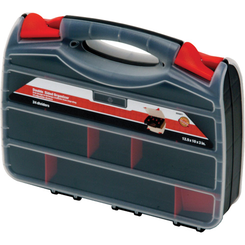 Plastic Compartment Box, 10.25" W x 12.25" D x 3" H, 32 Compartments Infinity Industrial Services Inc.
