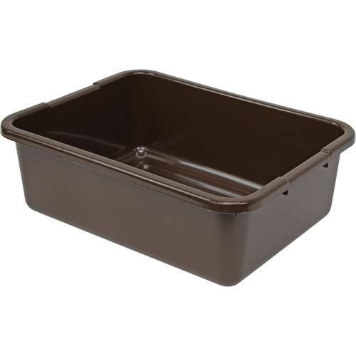 Bac d'entreposage tout usage &agrave; fond rainur&eacute;, 7" ha x 15" p x 21" lo, Plastique, Brun Infinity Industrial Services Inc.
